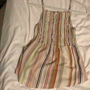 Striped summer tank top